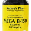 Comprar mega b150 liberação contínua - 90 tablets natures plus preço no brasil ferro vitaminas e minerais suplemento importado loja 7 online promoção -