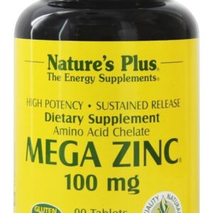 Comprar libertação sustentada de zinco mega 100 mg. - 90 tablets natures plus preço no brasil vitaminas e minerais zinco suplemento importado loja 49 online promoção -