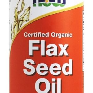Comprar óleo de semente de linho orgânico - 12 fl. Oz. Now foods preço no brasil linhaça suplementos nutricionais suplemento importado loja 83 online promoção -