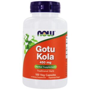 Gotu Kola 450 mg. - 100 Cápsula (s) vegetal (s) NOW Foods