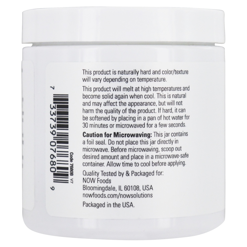 NOW Solutions Manteiga De Cacau - 7 oz. NOW Foods - Imagem 3