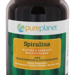 Comprar spirulina 500 mg. - cápsulas vegetarianas 500 pure planet preço no brasil algae spirulina suplementos em oferta vitamins & supplements suplemento importado loja 27 online promoção -