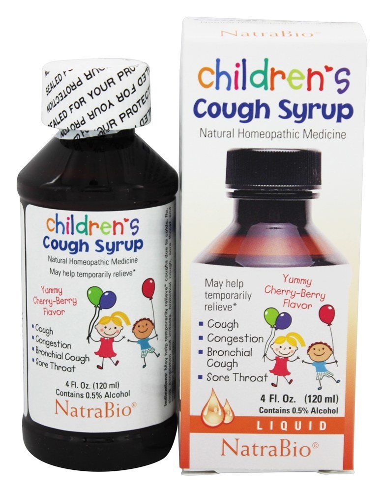 Baga de Cereja Infantil Cough Syrup - 4 oz. NatraBio