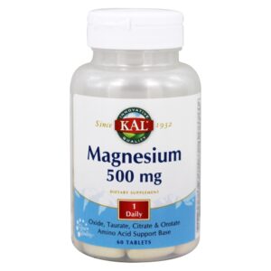 Comprar magnésio 500 mg. - 60 tablets kal preço no brasil magnésio vitaminas e minerais suplemento importado loja 55 online promoção -