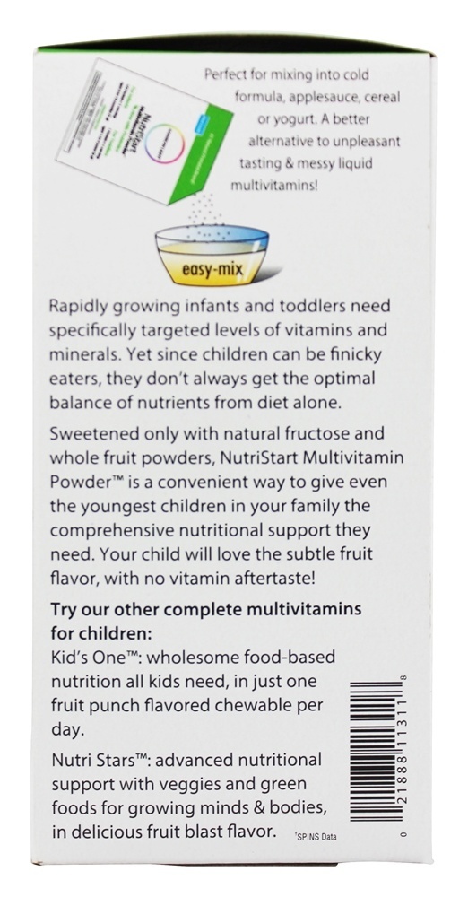 Pó Multivitamínico NutriStart - 25 Pacotes (s) Rainbow Light - Imagem 3