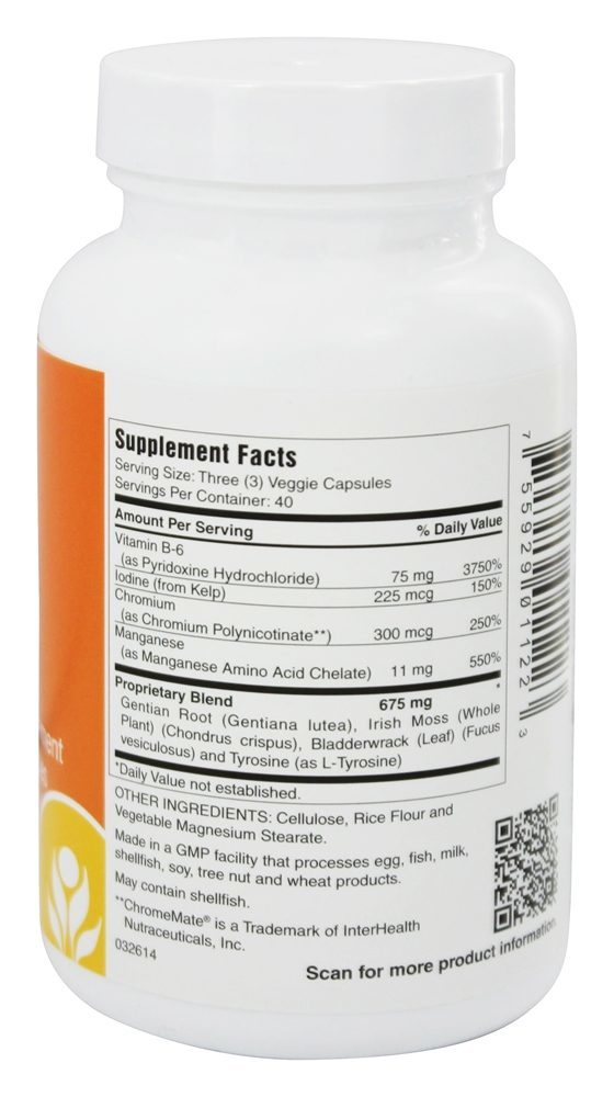 Fatores de Tireóide - Cápsulas vegetarianas 120 Michael's Naturopathic Programs - Imagem 2