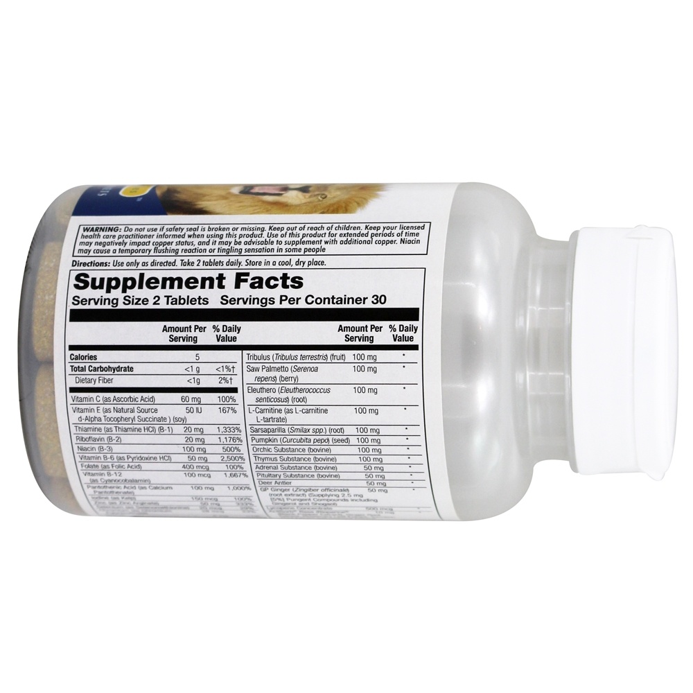 Virilidade Para Homens Fórmula Masculina Avançada - 60 Tablets Kal - Imagem 2