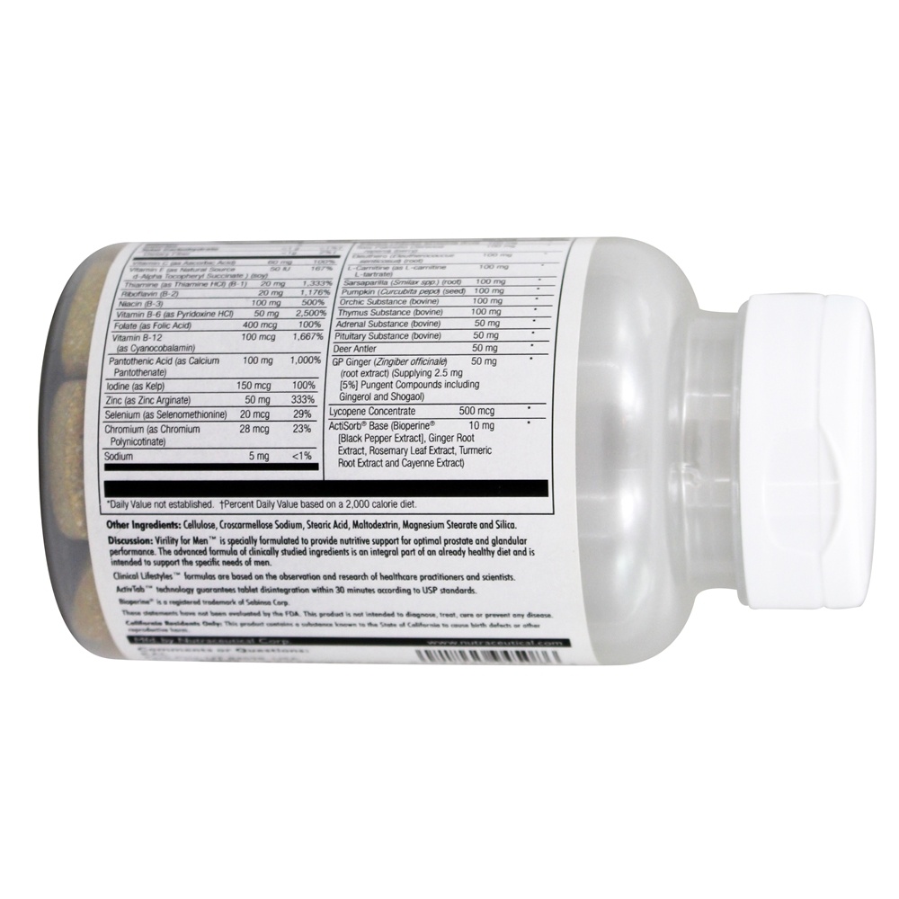 Virilidade Para Homens Fórmula Masculina Avançada - 60 Tablets Kal - Imagem 3