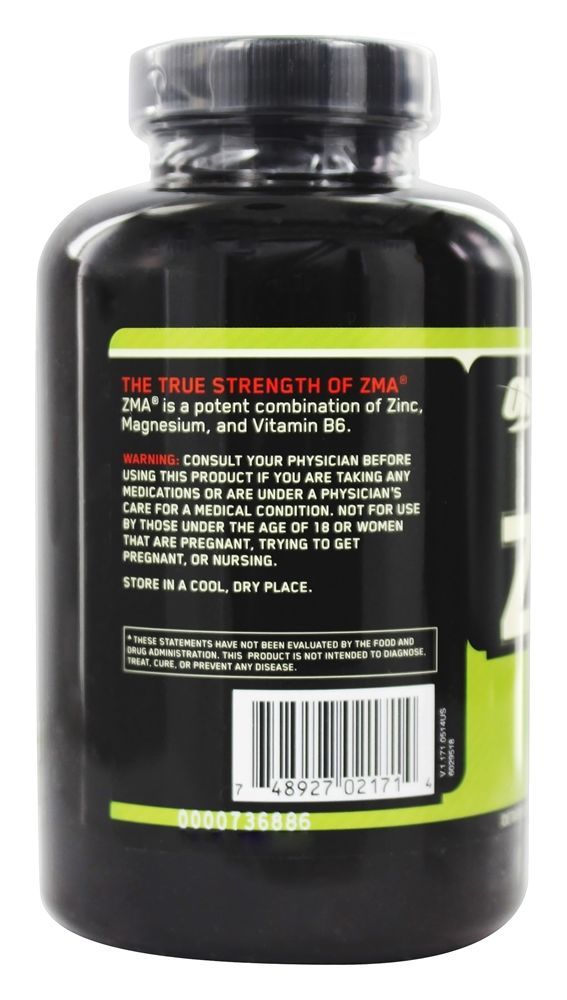 ZMA - Cápsulas 180 Optimum Nutrition - Imagem 3