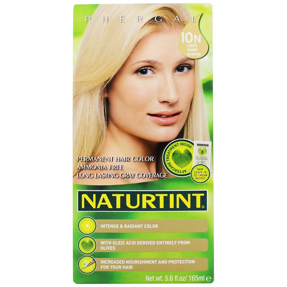 Cor permanente do cabelo 10N Light Dawn Blonde - 4.5 fl. oz. Naturtint