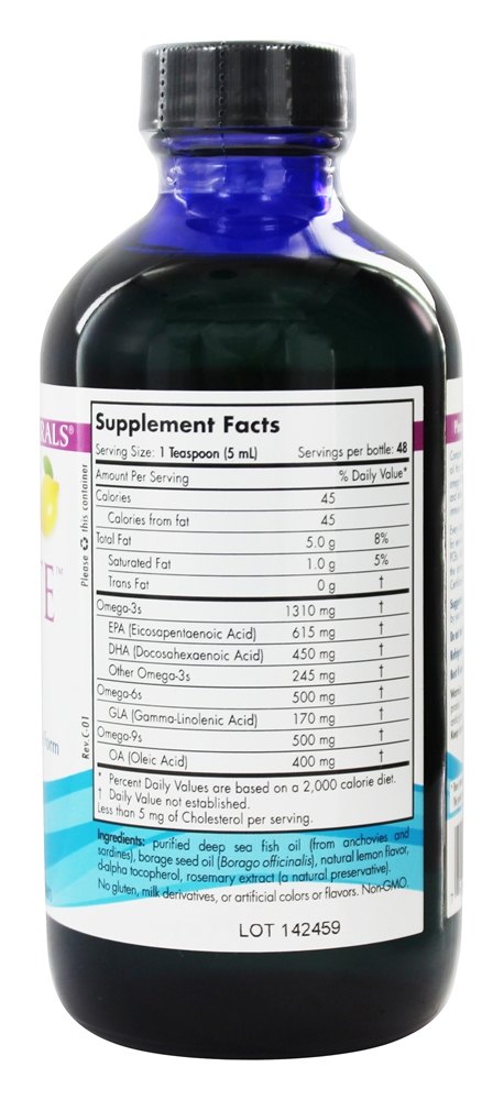 Omega Limão líquido - 8 fl. oz. (anteriormente Omega -3.6.9) Nordic Naturals - Imagem 2