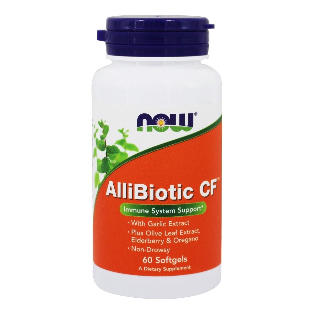 FC não-sonolento AlliBiotic - 60 Softgels NOW Foods