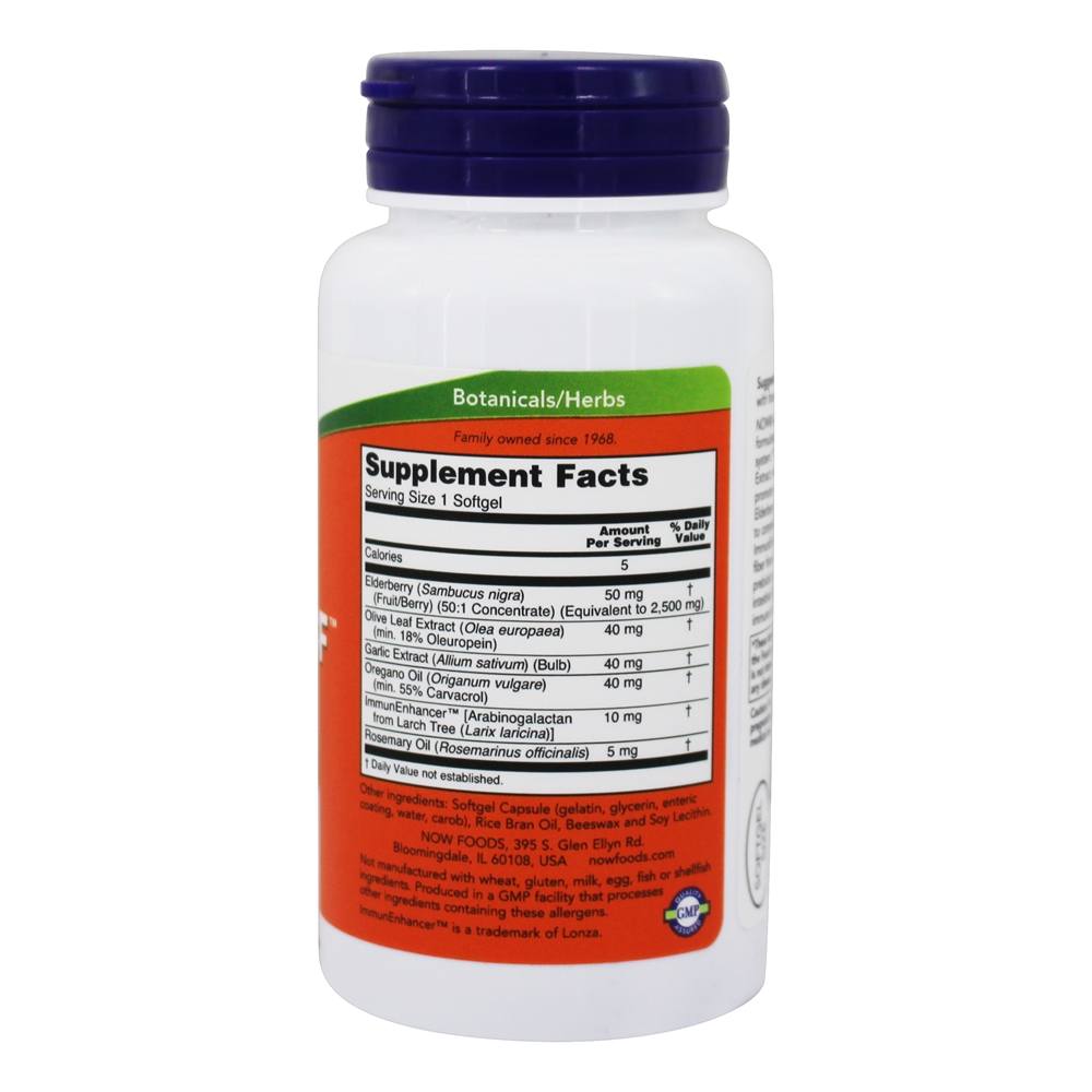 FC não-sonolento AlliBiotic - 60 Softgels NOW Foods - Imagem 2