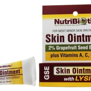 Pomada Para a Pele Com Lisina 2% de GSE - 0.5 fl. oz. Nutribiotic