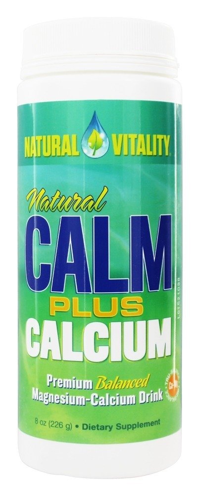 Calma Natural Plus Cálcio Sem Sabor - 8 oz. Natural Vitality