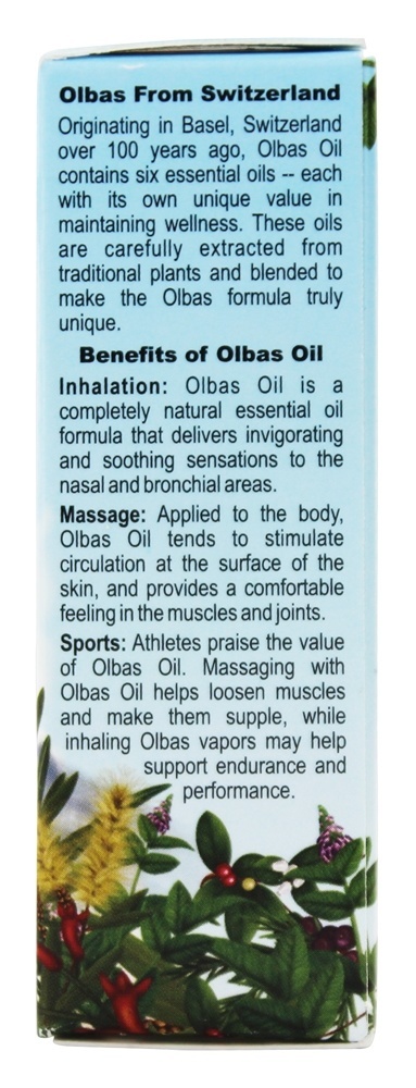 Óleo e Inalante para Massagem de Aromaterapia 10 cc - 0.32 fl. oz. Olbas - Imagem 3