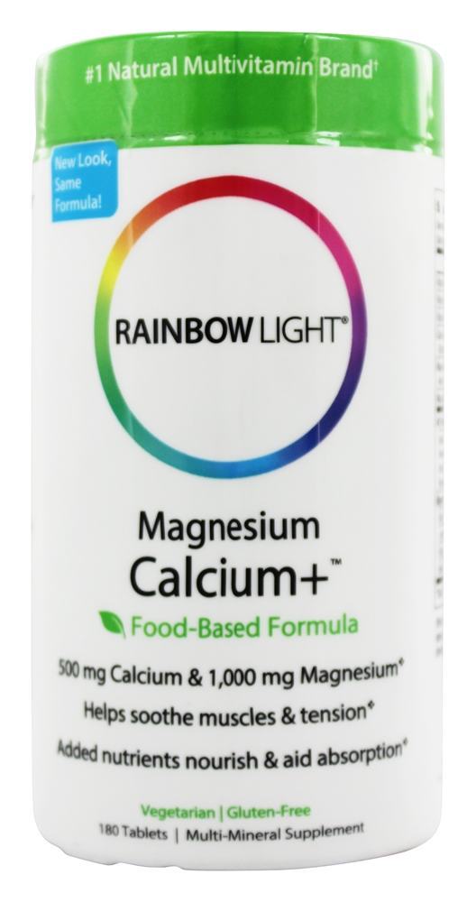 Cálcio De Magnésio Plus - 180 Tablets Rainbow Light