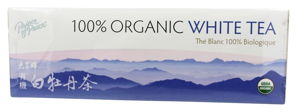 100 % Chá Branco Orgânico - 100 Saquinhos de Chá Prince of Peace - Imagem 4