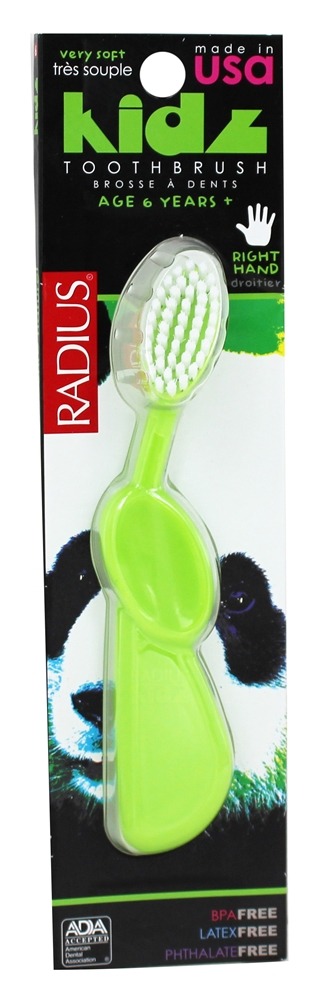 Escova de dentes macia extra para crianças, mão direita, idade 6 anos + Radius - Imagem 4