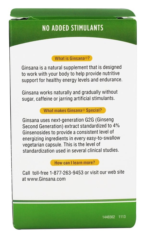 Ginsana Energia - Cápsulas vegetarianas 105 Ginsana - Imagem 3