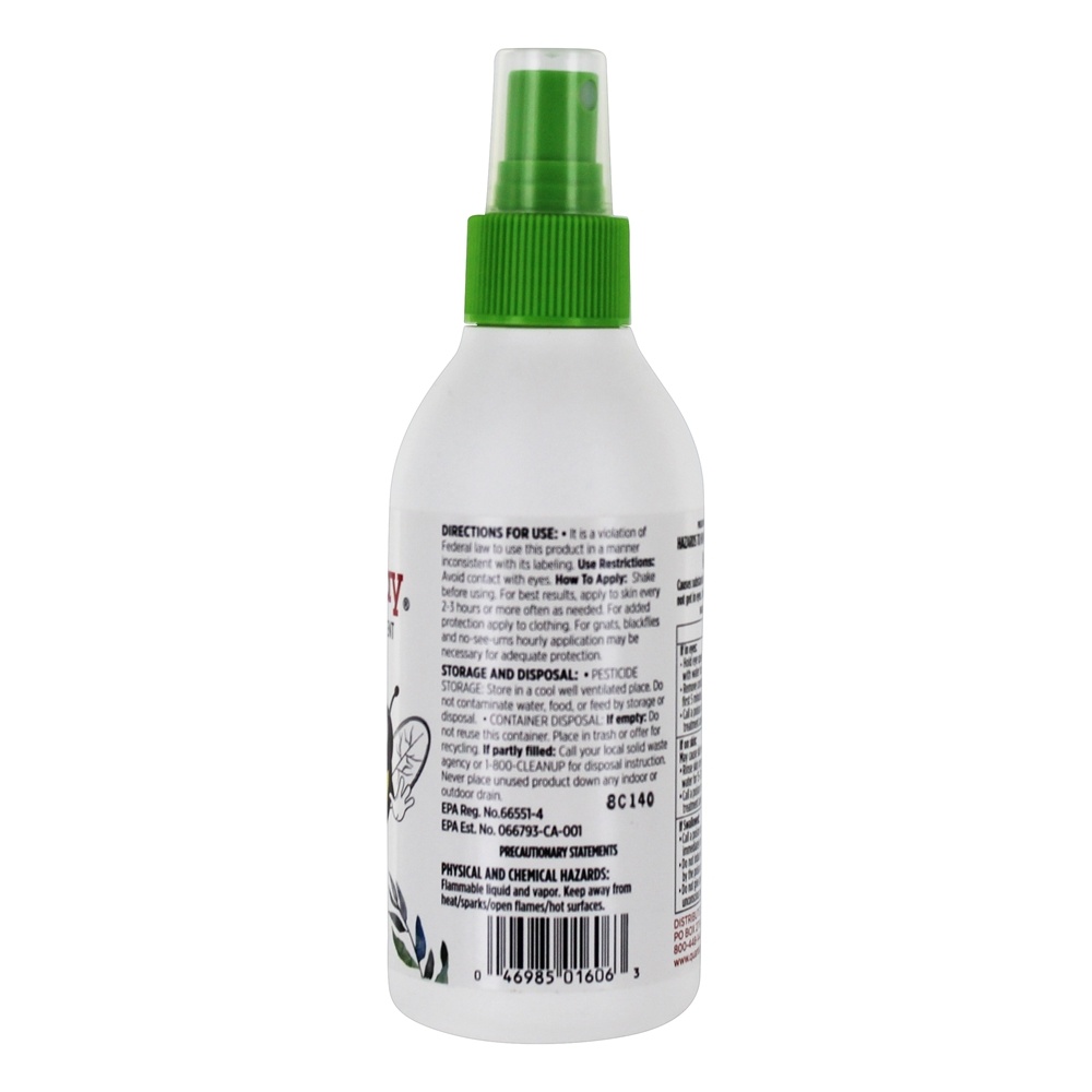 Buzz Away Deet Grátis Repelente De Insetos Citronela Spray - 6 fl. oz. Quantum Health - Imagem 2