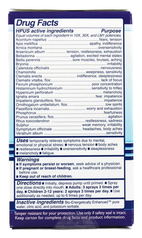 Medicina Natural Homeopática 9 -1-1 Controle do Estresse - 2 oz. King Bio - Imagem 2