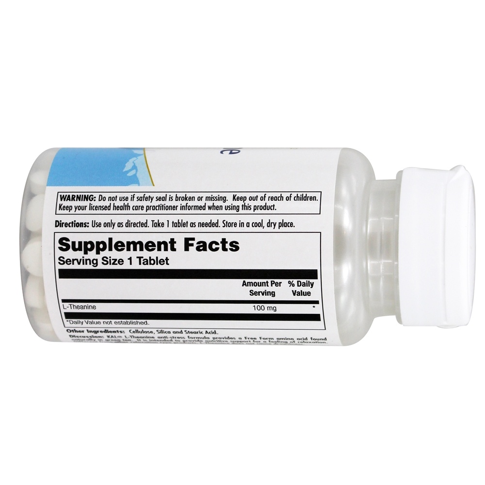 L-Teanina 100 mg. - 30 Tablets Kal - Imagem 2