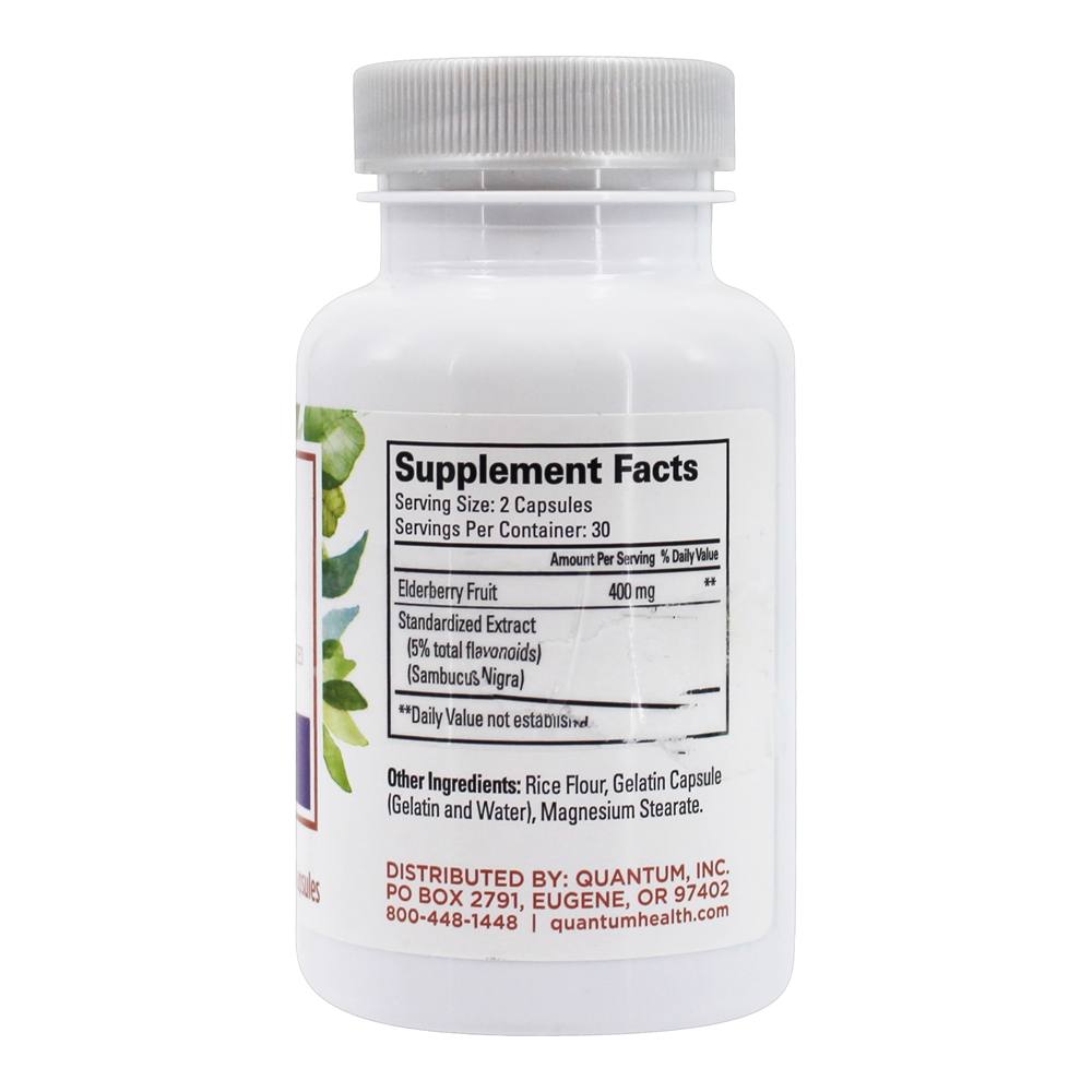 Extrato de defesa imunológica para sabugueiro - Cápsulas 60 Quantum Health - Imagem 2