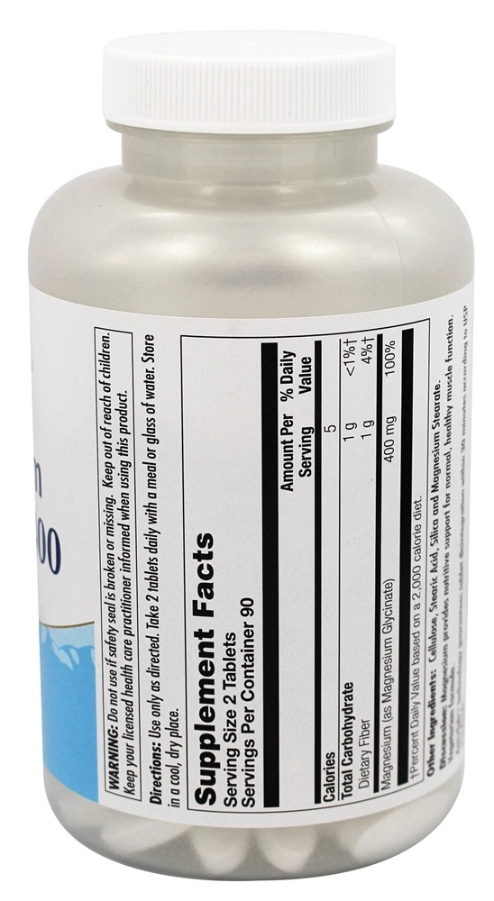 Glicinato de Magnésio 400 - 180 Tablets Kal - Imagem 2