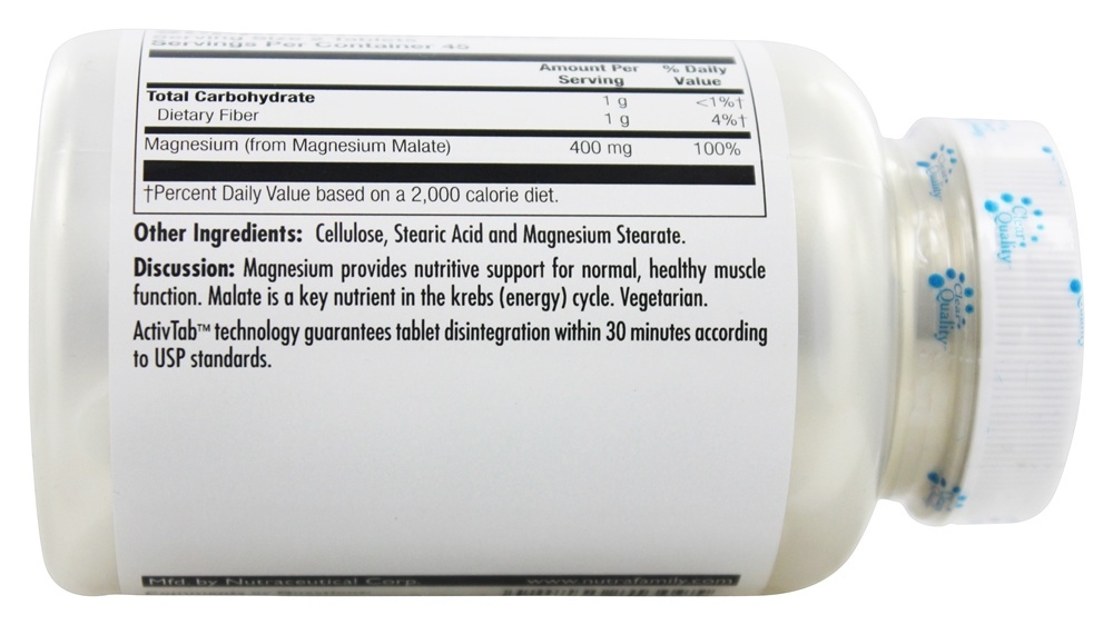 Malato de Magnésio 400 - 90 Tablets Kal - Imagem 2