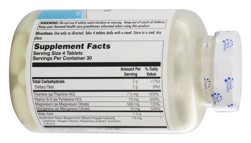 Ácido Málico com Magnésio - 120 Tablets Kal - Imagem 2
