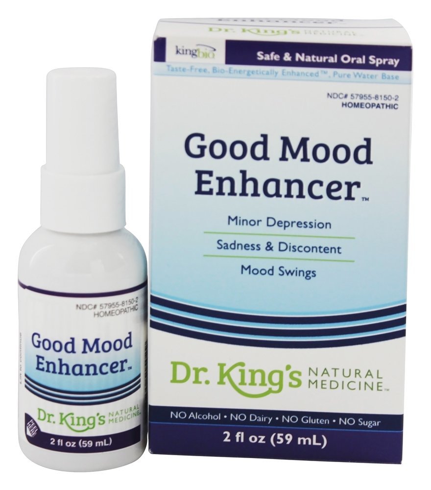 Medicina Natural Homeopática Bom Potenciador de Humor - 2 oz. King Bio