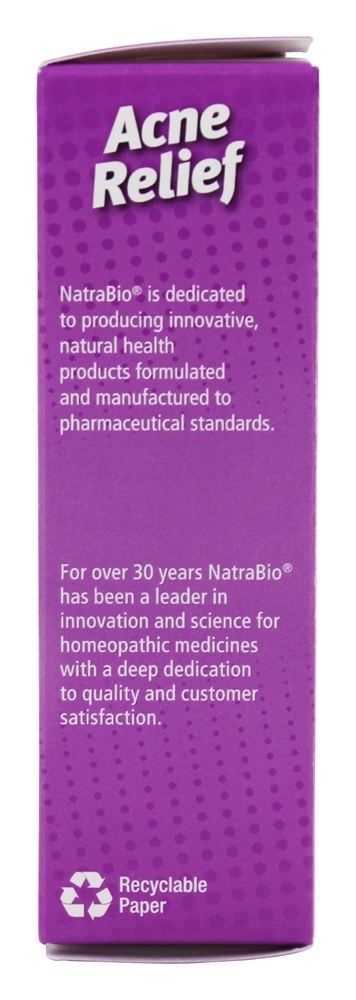 Auxílio Contra a Acne - 60 Tablets NatraBio - Imagem 3