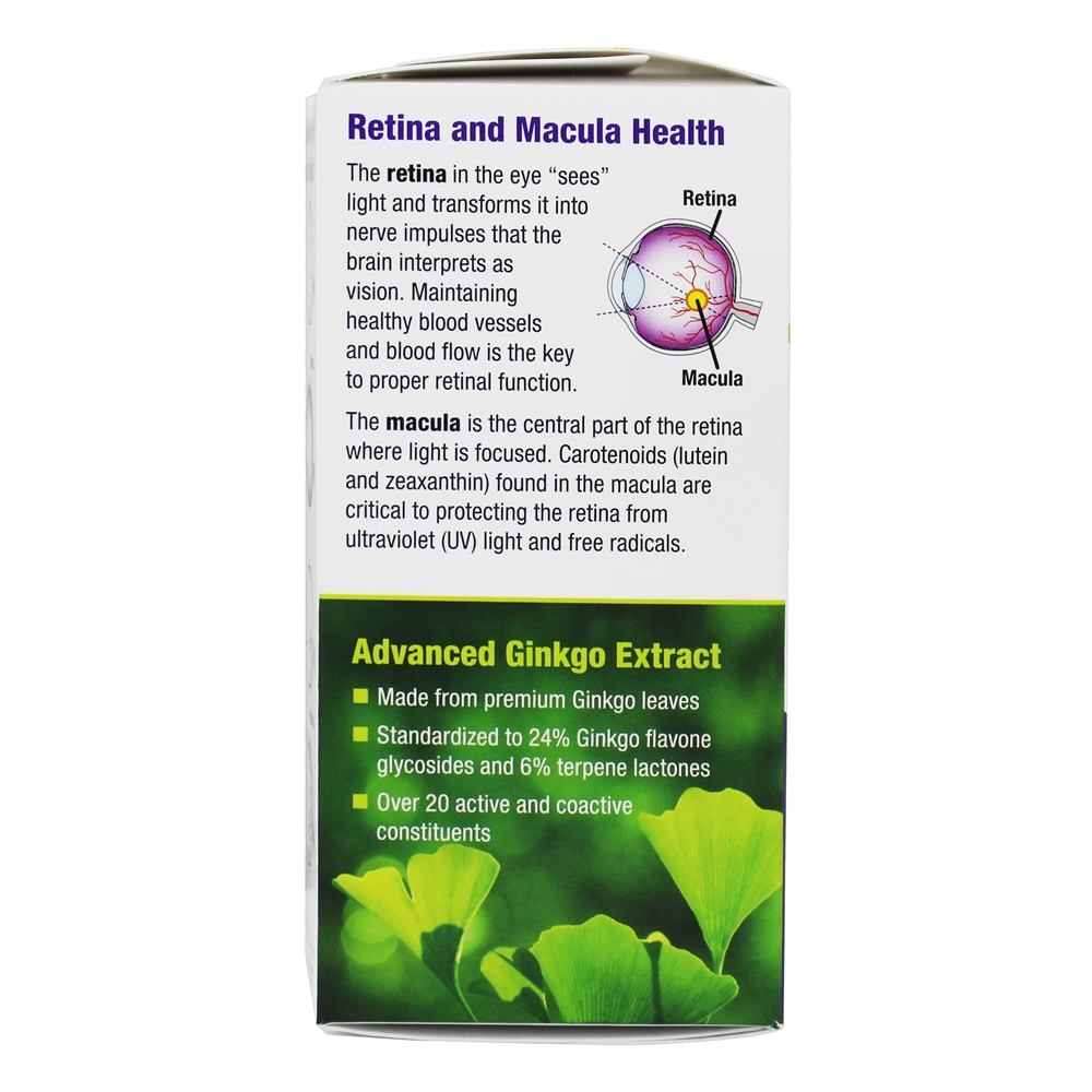 Olhos de Ginkgold - 60 Tablets Nature's Way - Imagem 4