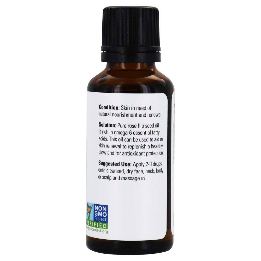 100 % Pure Óleo essencial Óleo de Semente de Rosa Mosqueta - 1 fl. oz. NOW Foods - Imagem 2