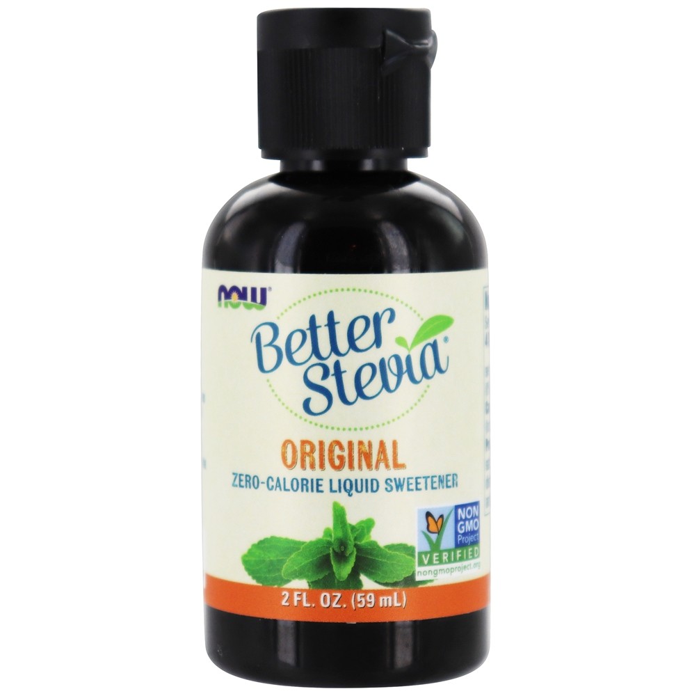 Adoçante Líquido BetterStevia Original - 2 fl. oz. NOW Foods