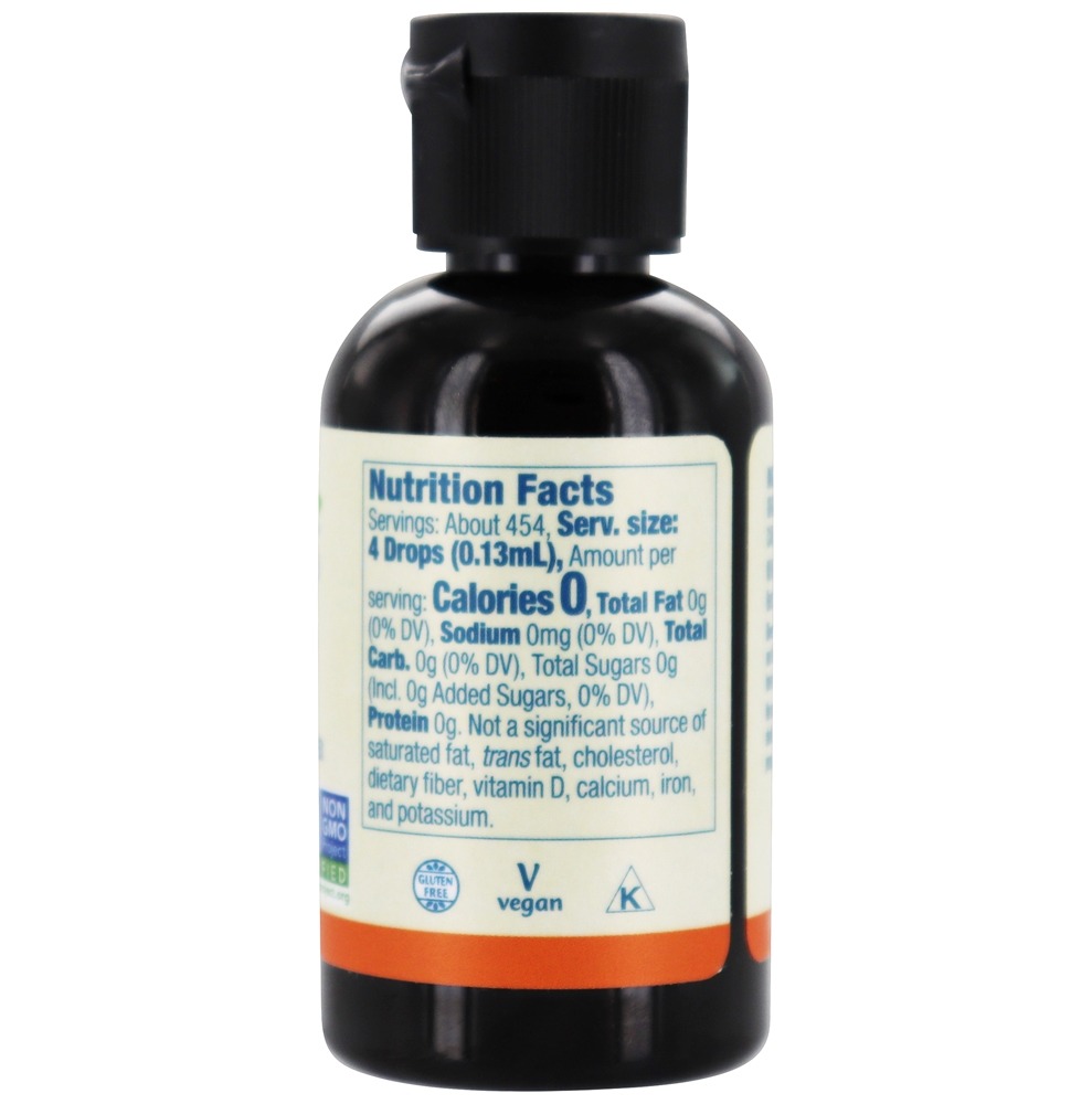 Adoçante Líquido BetterStevia Original - 2 fl. oz. NOW Foods - Imagem 2