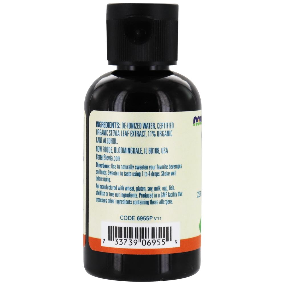 Adoçante Líquido BetterStevia Original - 2 fl. oz. NOW Foods - Imagem 3