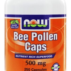 Comprar cápsulas de pólen de abelha 500 mg. - cápsulas 250 now foods preço no brasil pólen de abelha suplementos nutricionais suplemento importado loja 121 online promoção -