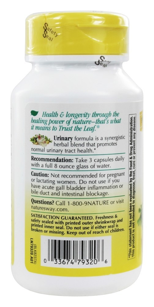 Urinário com Cranberry 415 mg. - Cápsulas 100 Nature's Way - Imagem 3