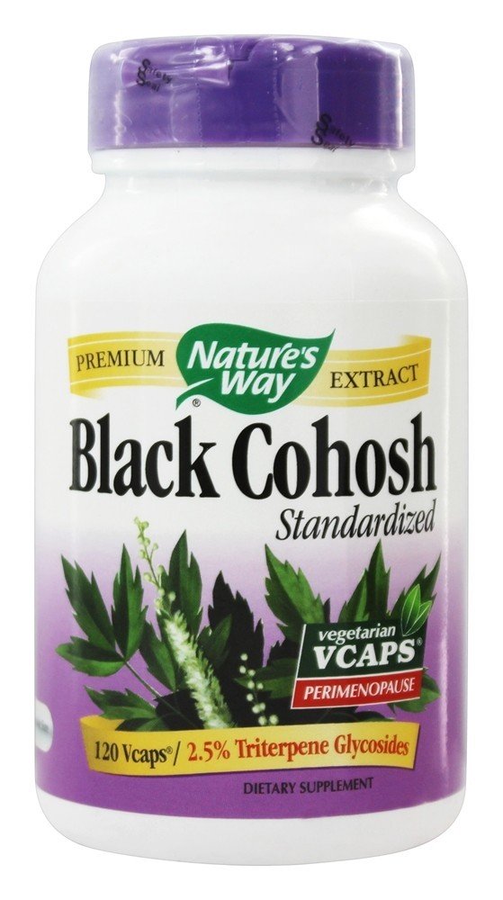 Extrato Padronizado Cohosh Preto - Cápsulas vegetarianas 120 Nature's Way