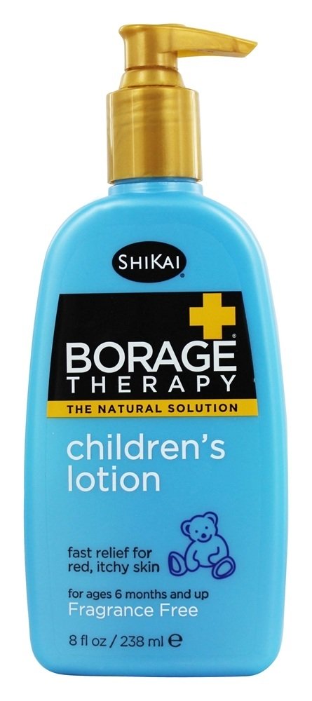 A loção para crianças da terapia de borragem sem perfume - 8 fl. oz. Shikai