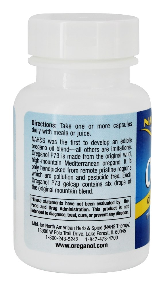 Oreganol - 60 Softgels North American Herb & Spice - Imagem 3