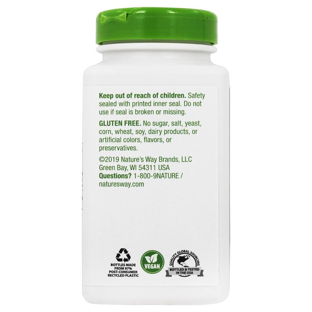 Bagas de Hawthorn 1530 mg. - Cápsulas Vegan 180 Nature's Way - Imagem 3
