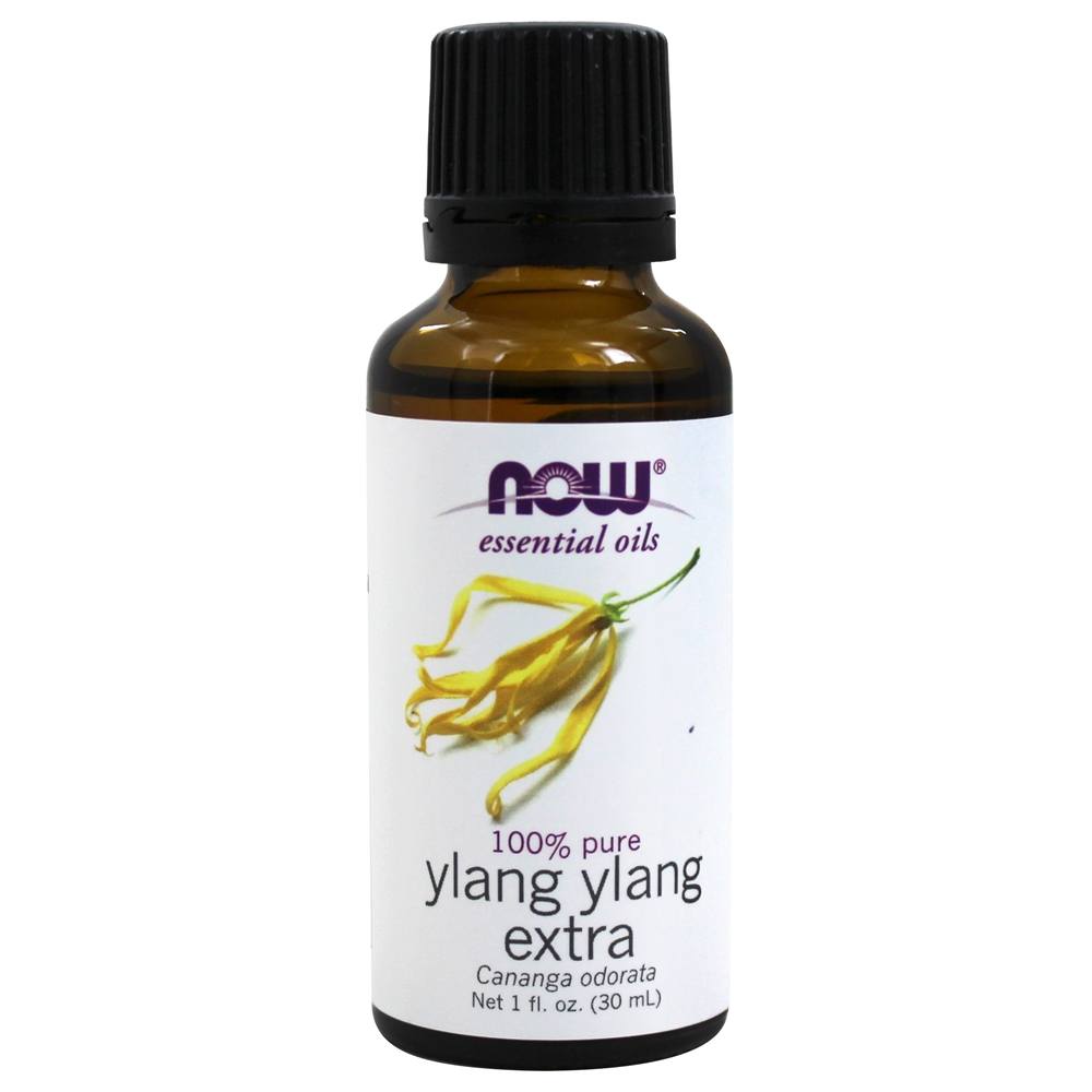 Óleo Essencial de Ylang Ylang Extra 100% Pure - 1 fl. oz. NOW Foods