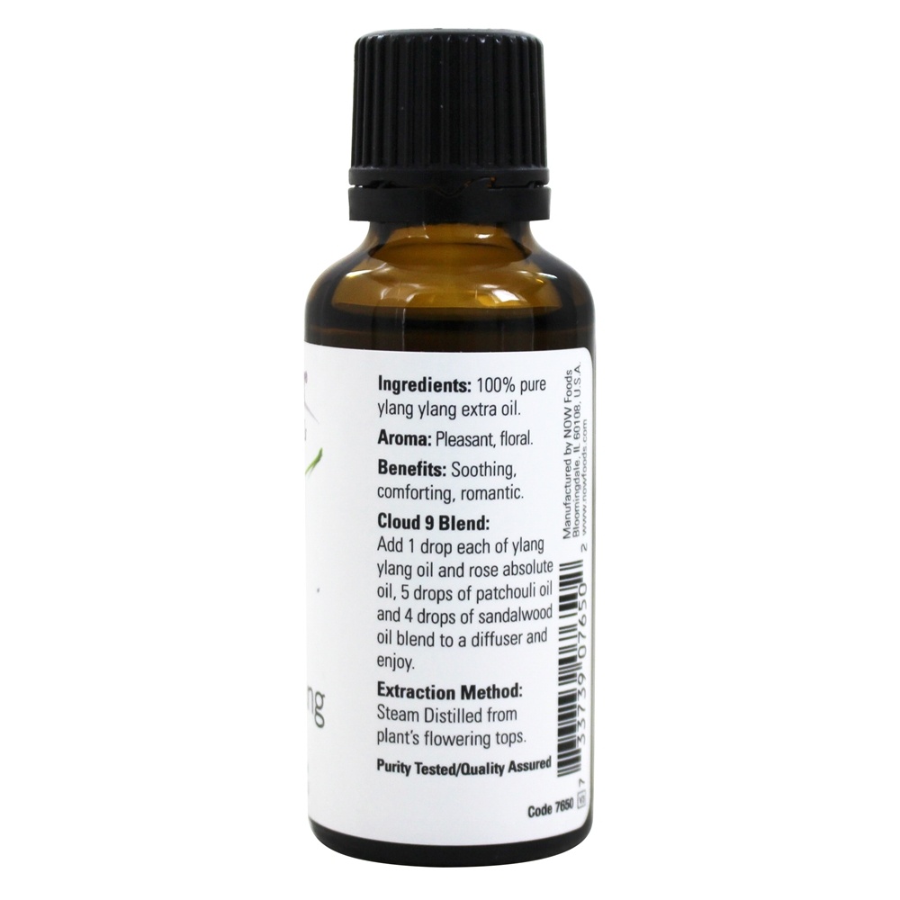 Óleo Essencial de Ylang Ylang Extra 100% Pure - 1 fl. oz. NOW Foods - Imagem 2