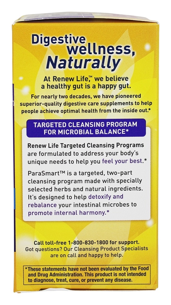 Renovar Vida Parasmart Microbiana Limpar - Programa Avançado de Desintoxicação de Microrganismos ParaSmart Renew Life - Imagem 3