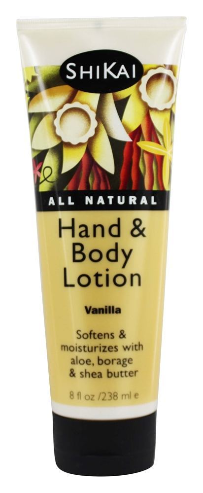 Loção para Mãos e Corpo Baunilha - 8 fl. oz. Shikai