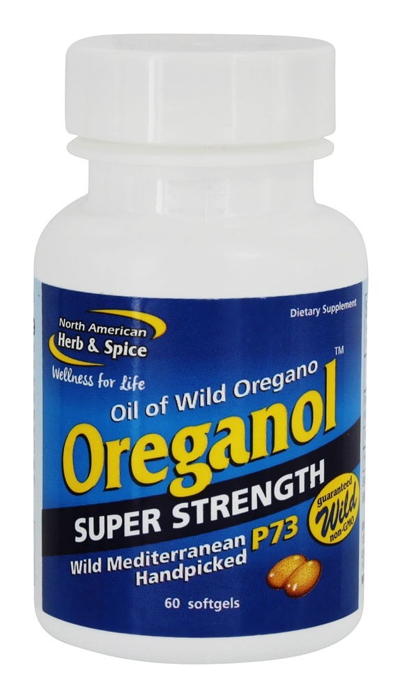 Super Força Oreganol Caps - 60 Softgels North American Herb & Spice