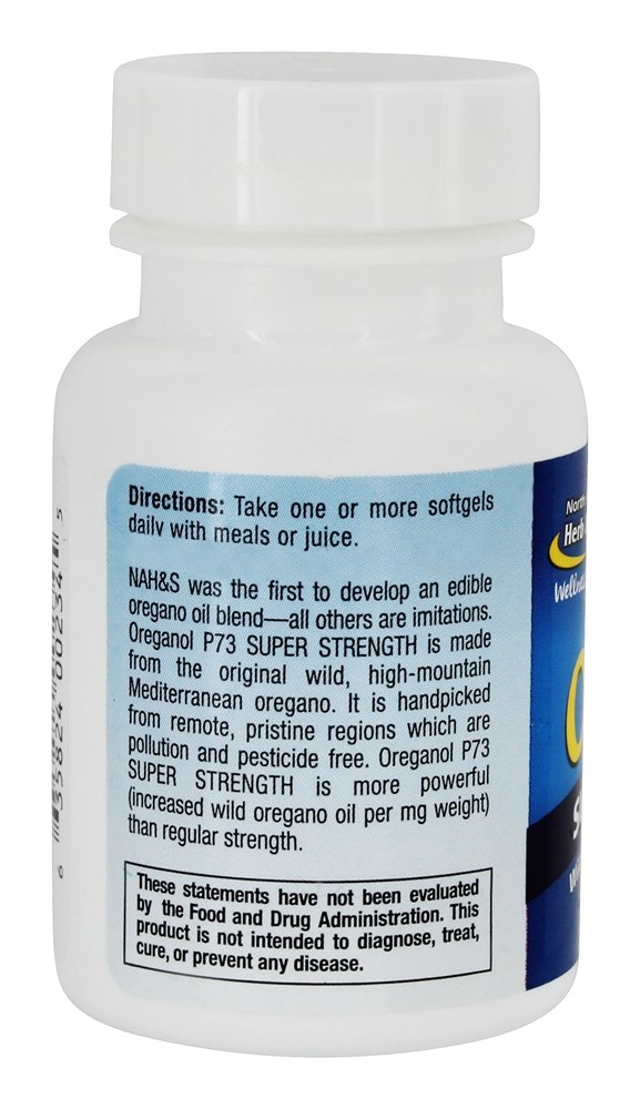 Super Força Oreganol Caps - 60 Softgels North American Herb & Spice - Imagem 3